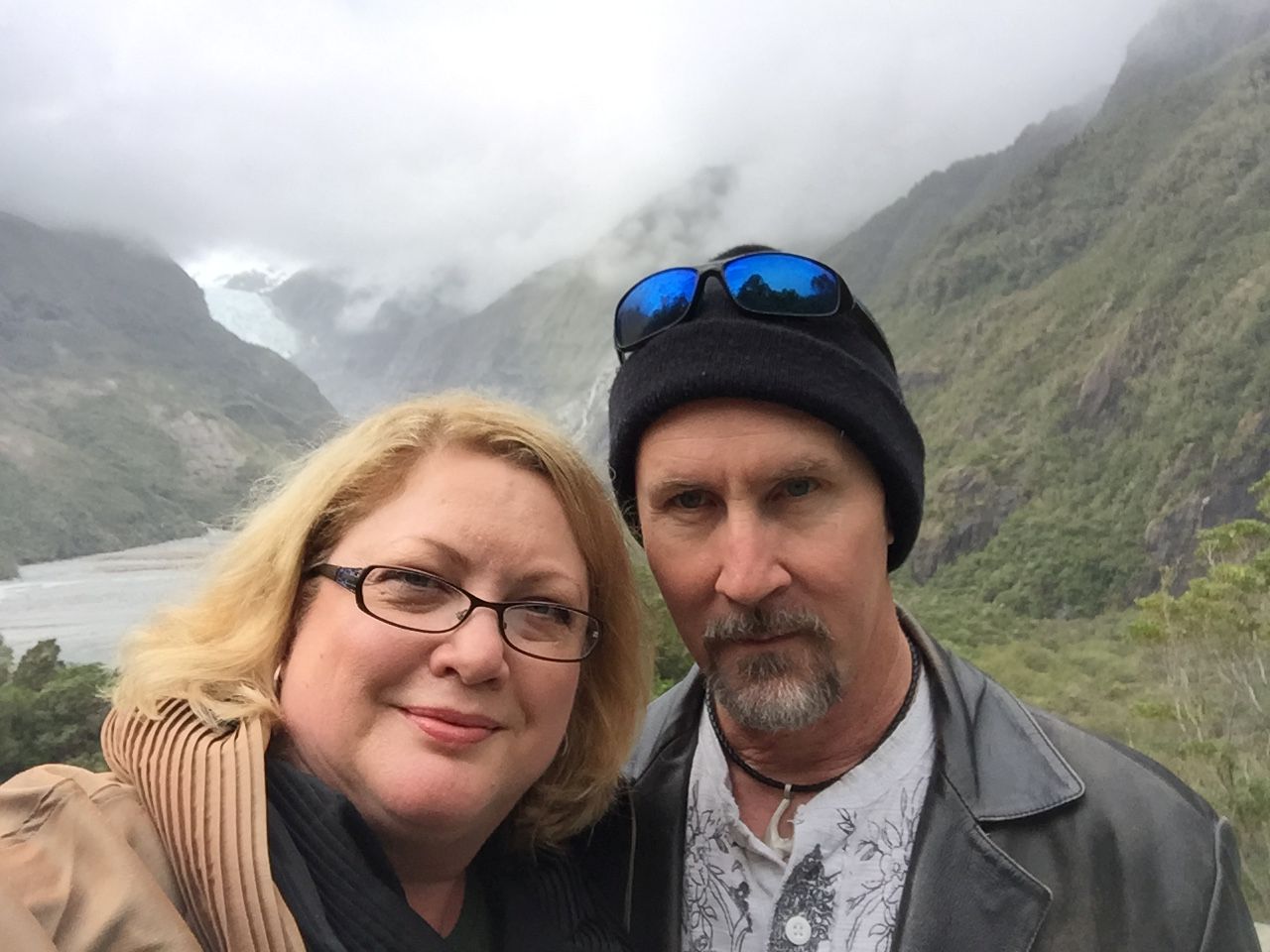 Viewing area at the Franz Josef Glacier